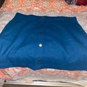 Vintage dark turquoise skirt (Size 2X)